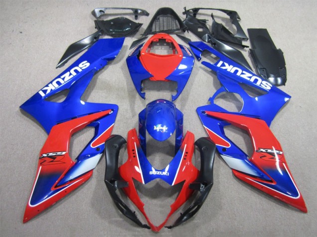 Carenagem Moto Suzuki GSXR 1000 K5 2005-2006 - Azul Vermelho Carenagem Moto Suzuki GSXR 1000 K5 2005-2006 - Azul Vermelho