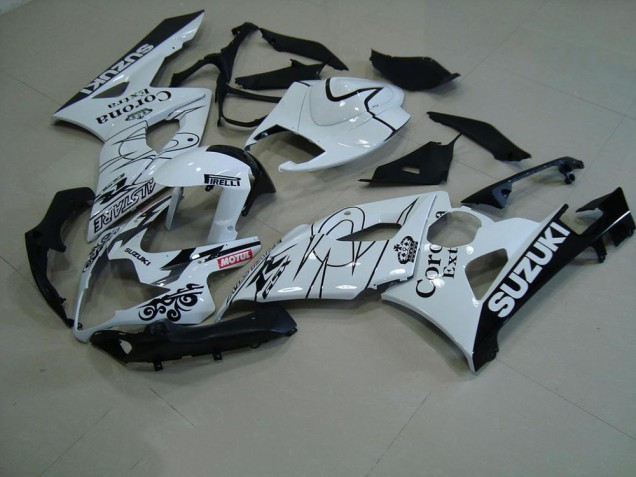 Carenagem Moto Suzuki GSXR 1000 K5 2005-2006 - Branco Corona Carenagem Moto Suzuki GSXR 1000 K5 2005-2006 - Branco Corona