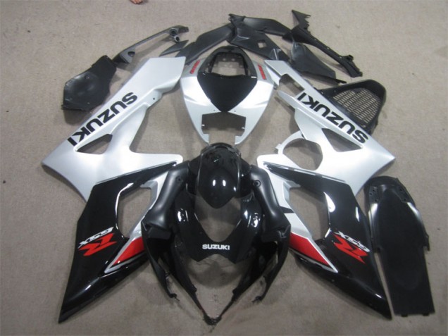 Carenagem Moto Suzuki GSXR 1000 K5 2005-2006 - Preto Branco