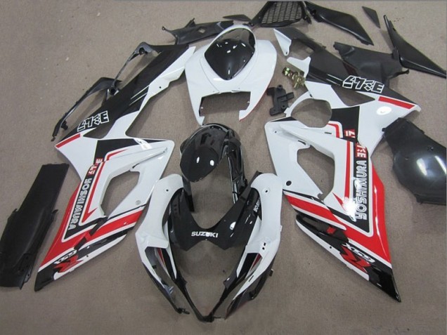 Carenagem Moto Suzuki GSXR 1000 K5 2005-2006 - Preto Branco Vermelho Carenagem Moto Suzuki GSXR 1000 K5 2005-2006 - Preto Branco Vermelho