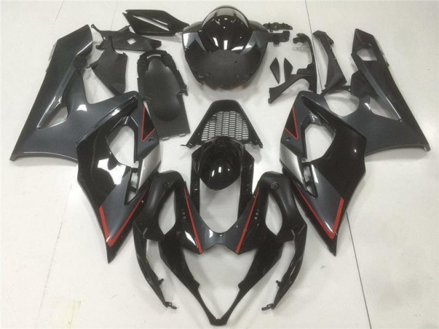 Carenagem Moto Suzuki GSXR 1000 K5 2005-2006 - Preto Cinzento Carenagem Moto Suzuki GSXR 1000 K5 2005-2006 - Preto Cinzento