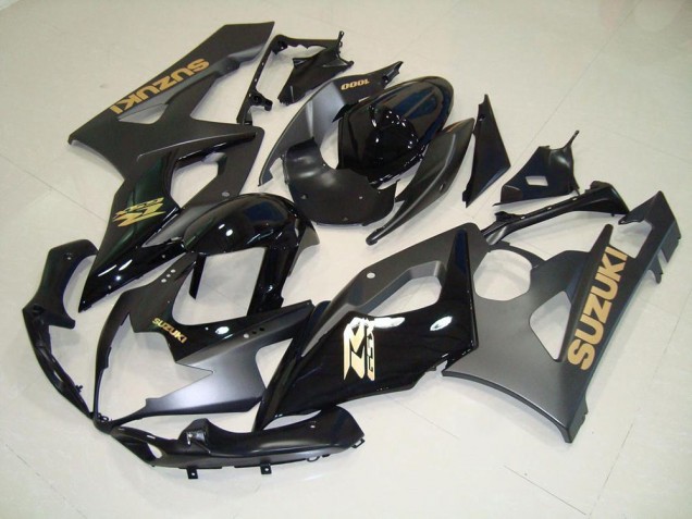 Carenagem Moto Suzuki GSXR 1000 K5 2005-2006 - Preto & Ouro Decalques Carenagem Moto Suzuki GSXR 1000 K5 2005-2006 - Preto & Ouro Decalques