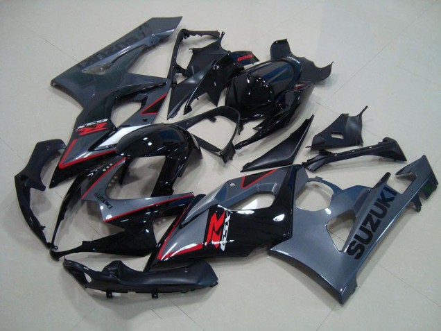 Carenagem Moto Suzuki GSXR 1000 K5 2005-2006 - Preto Vermelho Decalques Carenagem Moto Suzuki GSXR 1000 K5 2005-2006 - Preto Vermelho Decalques