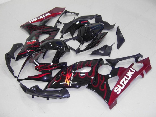 Carenagem Moto Suzuki GSXR 1000 K5 2005-2006 - Vermelho Chama Carenagem Moto Suzuki GSXR 1000 K5 2005-2006 - Vermelho Chama