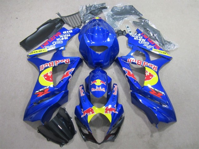 Carenagem Moto Suzuki GSXR 1000 K7 2007-2008 - Azul Red Bull Carenagem Moto Suzuki GSXR 1000 K7 2007-2008 - Azul Red Bull