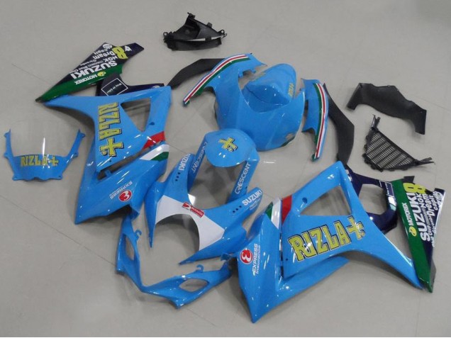 Carenagem Moto Suzuki GSXR 1000 K7 2007-2008 - Azul Rizla Carenagem Moto Suzuki GSXR 1000 K7 2007-2008 - Azul Rizla