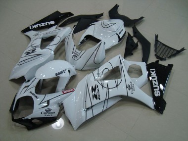 Carenagem Moto Suzuki GSXR 1000 K7 2007-2008 - Branco Corona