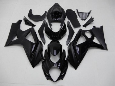 Carenagem Moto Suzuki GSXR 1000 K7 2007-2008 - Brilhante Preto Fosco