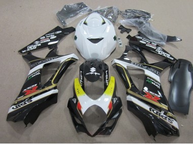 Carenagem Moto Suzuki GSXR 1000 K7 2007-2008 - Preto Branco