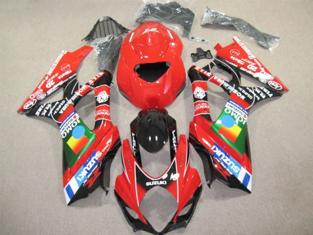 Carenagem Moto Suzuki GSXR 1000 K7 2007-2008 - Vermelho Preto Carenagem Moto Suzuki GSXR 1000 K7 2007-2008 - Vermelho Preto