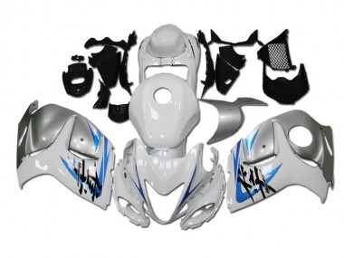 Carenagem Moto Suzuki GSXR 1300 Hayabusa 1996-2007 - Branco Azul