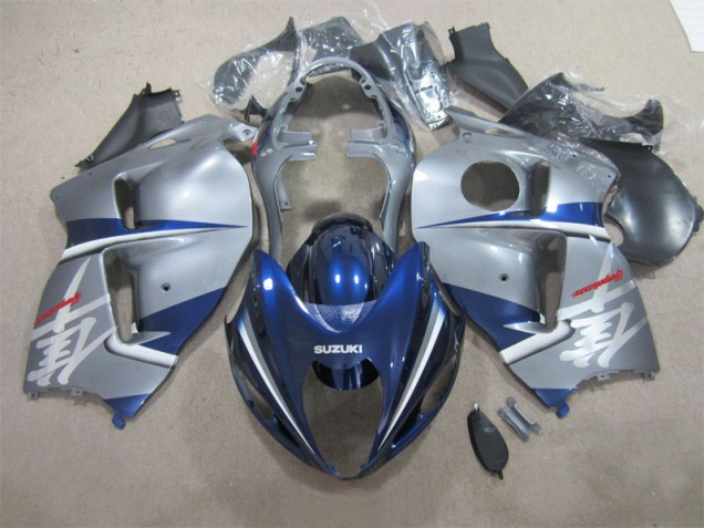 Carenagem Moto Suzuki GSXR 1300 Hayabusa 1996-2007 - Prata Azul Carenagem Moto Suzuki GSXR 1300 Hayabusa 1996-2007 - Prata Azul