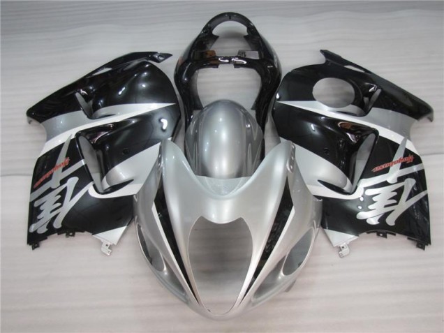 Carenagem Moto Suzuki GSXR 1300 Hayabusa 1996-2007 - Prata Preto Carenagem Moto Suzuki GSXR 1300 Hayabusa 1996-2007 - Prata Preto