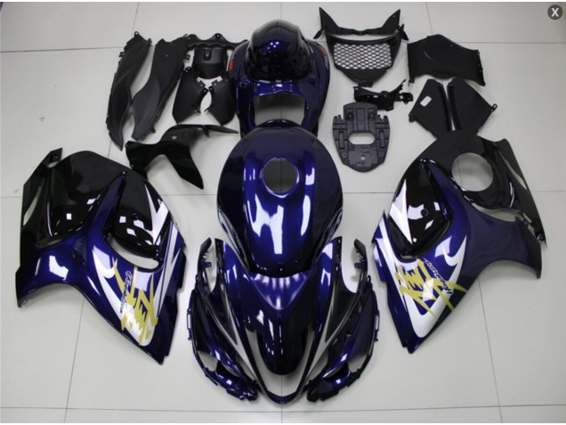 Carenagem Moto Suzuki GSXR 1300 Hayabusa 2008-2019 - Azul Ouro