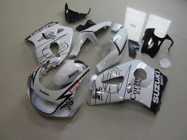 Carenagem Moto Suzuki GSXR 600 1996-2000 - Branco Corona Carenagem Moto Suzuki GSXR 600 1996-2000 - Branco Corona