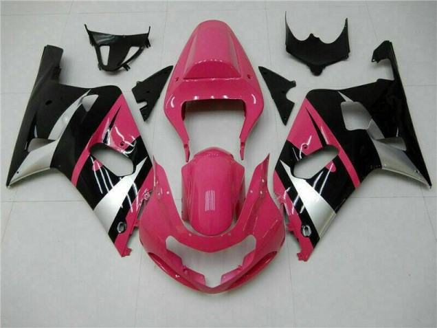 Carenagem Moto Suzuki GSXR 600 / 750 K1 K2 K3 2001-2003 - Rosa Carenagem Moto Suzuki GSXR 600 / 750 K1 K2 K3 2001-2003 - Rosa