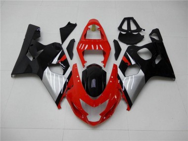 Carenagem Moto Suzuki GSXR 600 / 750 K4 2004-2005 - Vermelho Preto