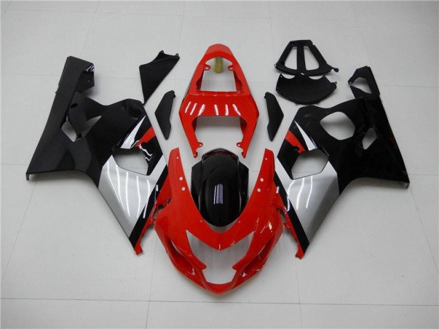 Carenagem Moto Suzuki GSXR 600 / 750 K4 2004-2005 - Vermelho Preto Carenagem Moto Suzuki GSXR 600 / 750 K4 2004-2005 - Vermelho Preto