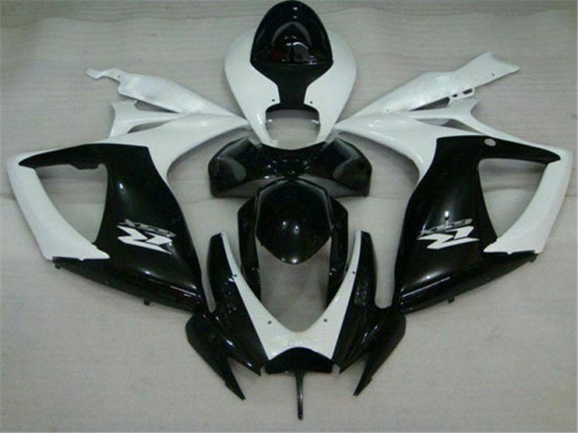 Carenagem Moto Suzuki GSXR 600 / 750 K6 2006-2007 - Preto Branco