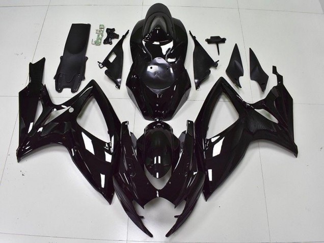 Carenagem Moto Suzuki GSXR 600 / 750 K6 2006-2007 - Preto Brilhante Carenagem Moto Suzuki GSXR 600 / 750 K6 2006-2007 - Preto Brilhante