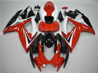Carenagem Moto Suzuki GSXR 600 / 750 K6 2006-2007 - Vermelho Preto