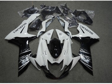 Carenagem Moto Suzuki GSXR 600 K11 2011-2021 - Branco Preto