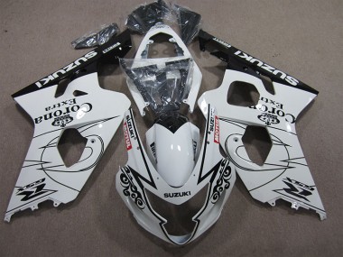 Carenagem Moto Suzuki GSXR 600 K4 2004-2005 - Branco Corona Extra Motul