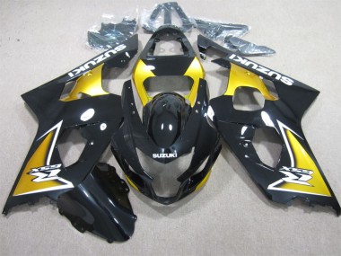 Carenagem Moto Suzuki GSXR 600 K4 2004-2005 - Preto Amarelo