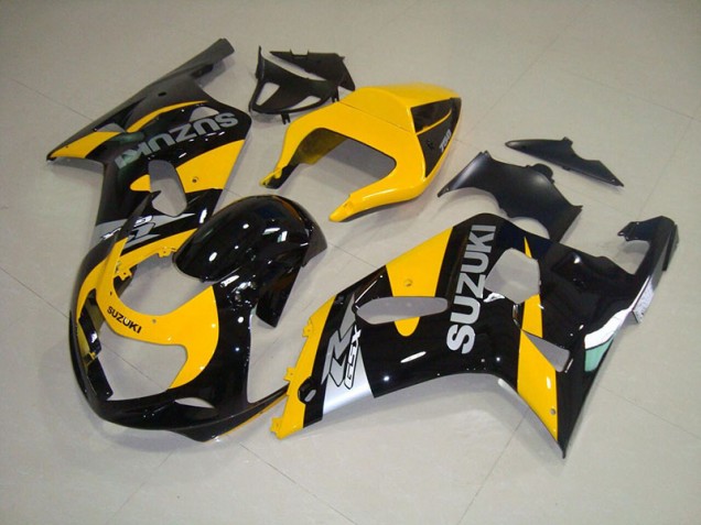 Carenagem Moto Suzuki GSXR 750 K1 K2 K3 2001-2003 - Amarelo Preto