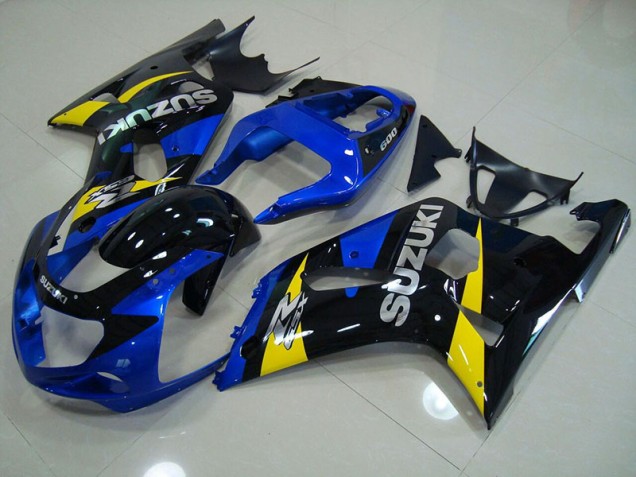 Carenagem Moto Suzuki GSXR 750 K1 K2 K3 2001-2003 - Azul Preto Carenagem Moto Suzuki GSXR 750 K1 K2 K3 2001-2003 - Azul Preto