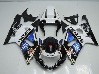 Carenagem Moto Suzuki GSXR 750 K1 K2 K3 2001-2003 - Preto Branco Azul Viru
