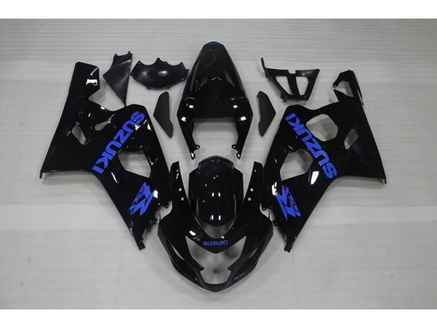 Carenagem Moto Suzuki GSXR 750 K4 2004-2005 - Preto Azul Decalque