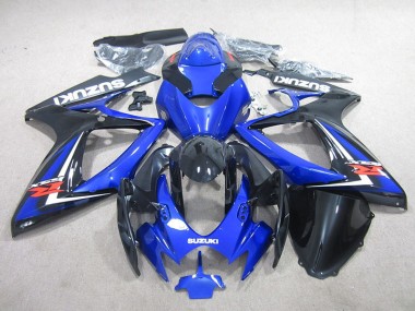 Carenagem Moto Suzuki GSXR 750 K6 2006-2007 - Azul Preto