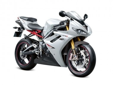 Carenagem Moto Triumph Daytona 675 Triple 2006-2008 - Branco Preto