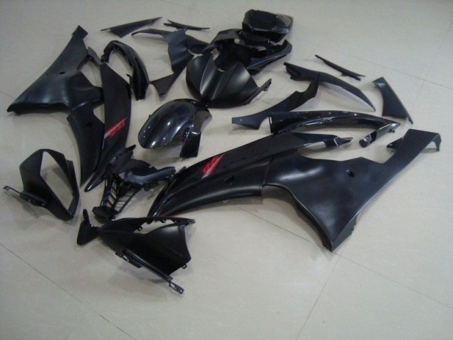 Carenagem Moto Triumph Daytona 675 Triple 2006-2008 - Preto Fosco Preto Brilhante Carenagem Moto Triumph Daytona 675 Triple 2006-2008 - Preto Fosco Preto Brilhante