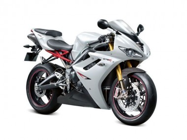 Carenagem Moto Triumph Daytona 675 Triple 2009-2012 - Branco Pérola Preto
