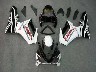 Carenagem Moto Triumph Daytona 675 Triple 2009-2012 - Preto Branco