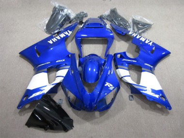 Carenagem Moto Yamaha R1 1998-1999 - Azul Branco Decalque