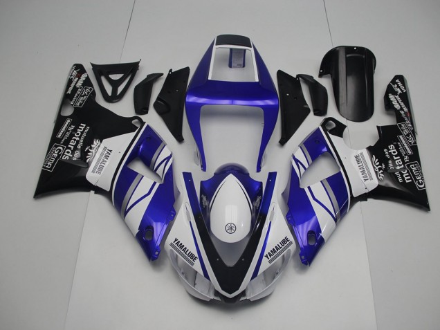Carenagem Moto Yamaha R1 1998-1999 - Azul Branco Preto Carenagem Moto Yamaha R1 1998-1999 - Azul Branco Preto