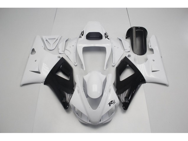 Carenagem Moto Yamaha R1 1998-1999 - Branco Pérola Preto Carenagem Moto Yamaha R1 1998-1999 - Branco Pérola Preto