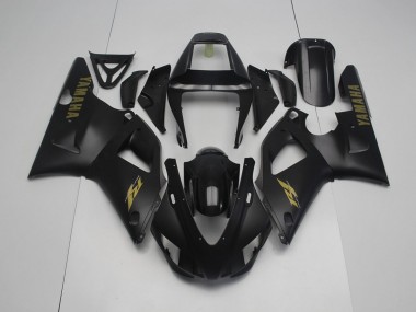 Carenagem Moto Yamaha R1 1998-1999 - Preto Fosco Amarelo