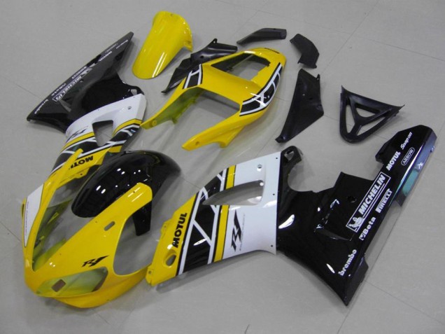 Carenagem Moto Yamaha R1 2000-2001 - Amarelo Aniversário Carenagem Moto Yamaha R1 2000-2001 - Amarelo Aniversário