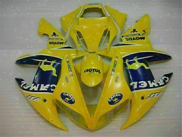 Carenagem Moto Yamaha R1 2002-2003 - Amarelo