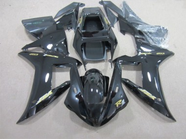 Carenagem Moto Yamaha R1 2002-2003 - Preto & Ouro Decalque