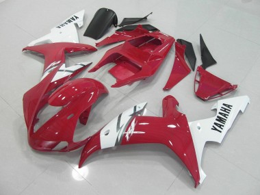 Carenagem Moto Yamaha R1 2002-2003 - Vermelho Branco