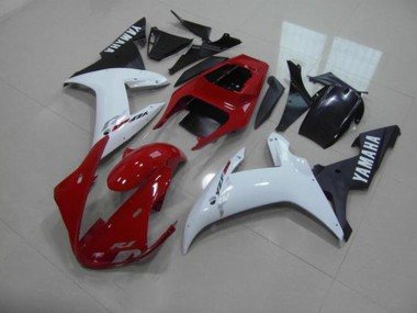 Carenagem Moto Yamaha R1 2002-2003 - Vermelho Branco Preto