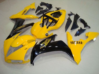 Carenagem Moto Yamaha R1 2004-2006 - Amarelo Preto Chama