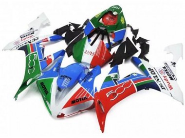 Carenagem Moto Yamaha R1 2004-2006 - Verde Vermelho Azul Branco
