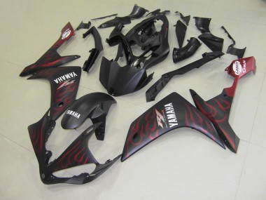 Carenagem Moto Yamaha R1 2007-2008 - Fosco Vermelho Chama