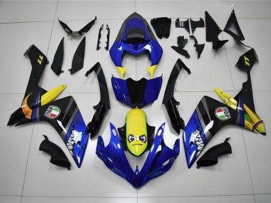 Carenagem Moto Yamaha R1 2009-2011 - Azul Tubarão